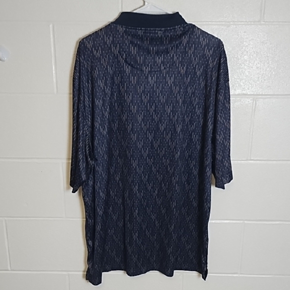 Ping Men's Navy & Tan Patterned Polo Shirt - Picture 2 of 9